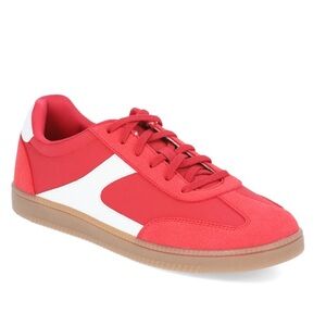 No Boundaries Red and White Sneakers NWT